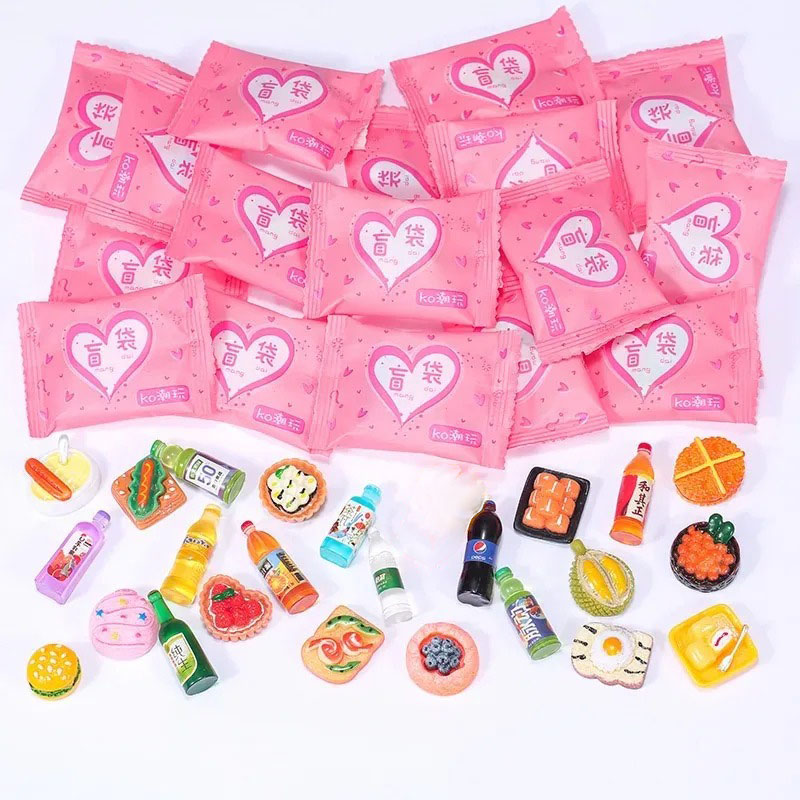 Food Snacks Party - -Random Style Bag Miniature Food Toy