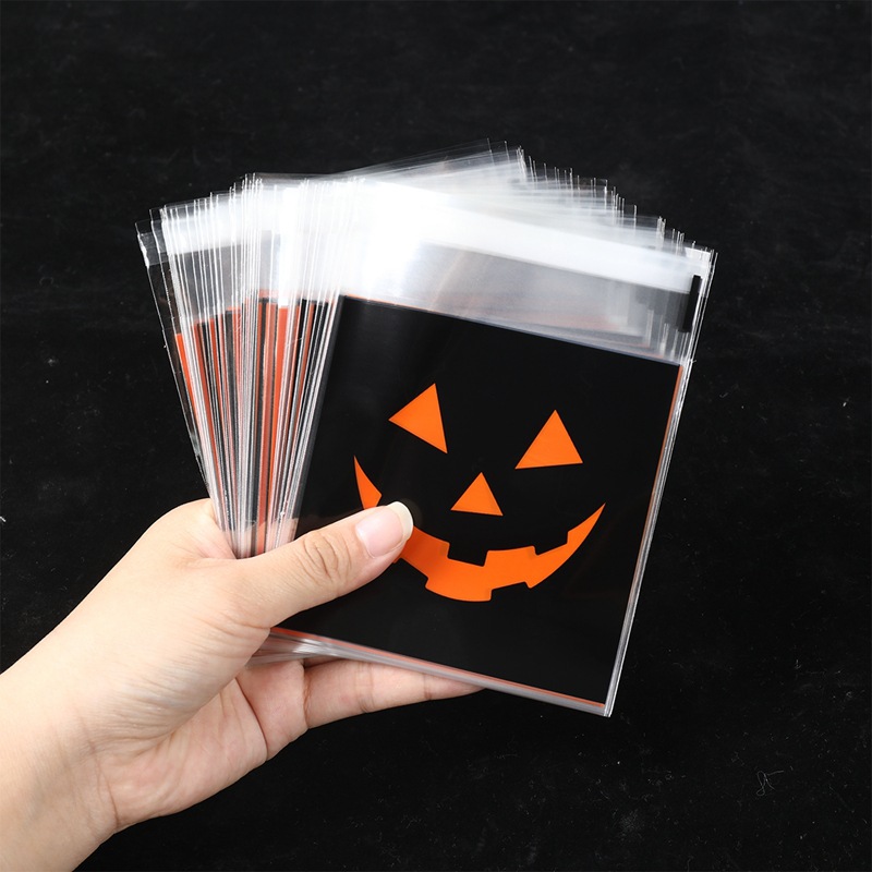 50/100pcs Halloween Black Oran - Food Snacks Candy recension och pris