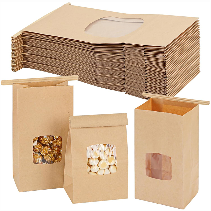 10Pcs Bakery Bags, Window Seal - Food Snacks For School recension och pris