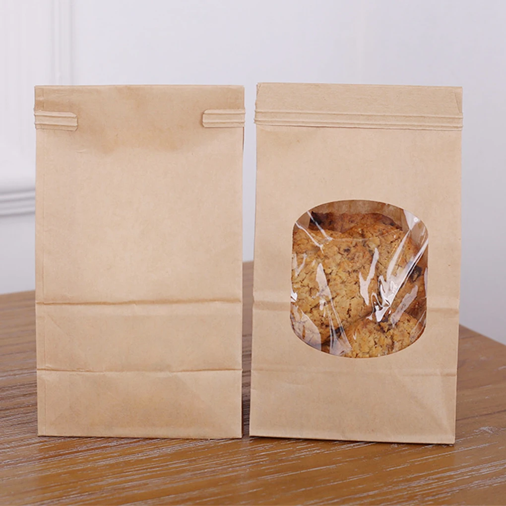10Pcs Bakery Bags, Window Seal - Food Snacks For School recension och pris