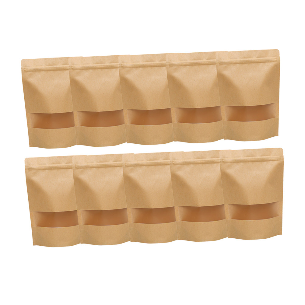 50Pcs Food Grade Kraft Stand U - Food Snacks Candy recension och pris