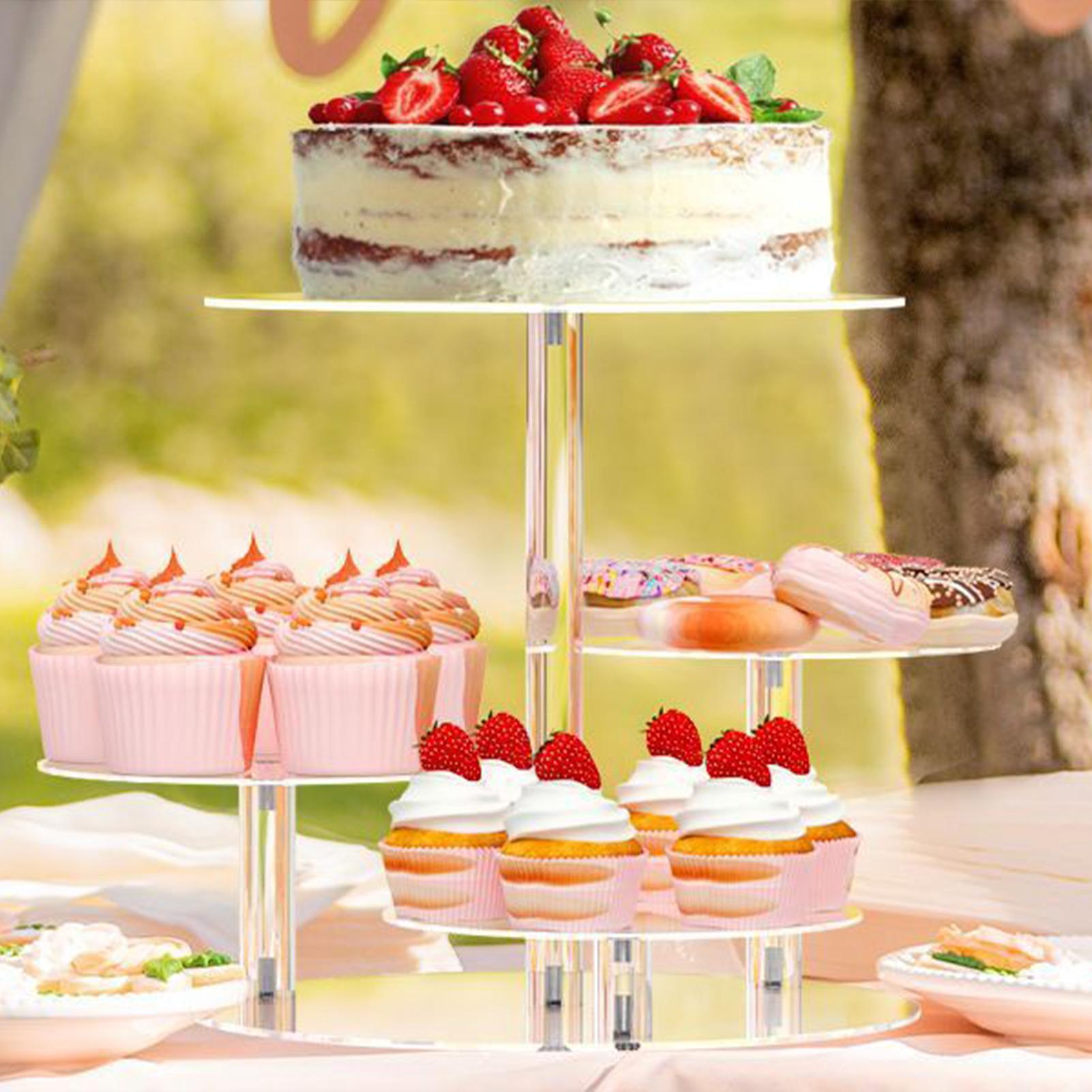 Cupcake Holder Stand Acrylic 4 - Food Snacks Candy recension och pris