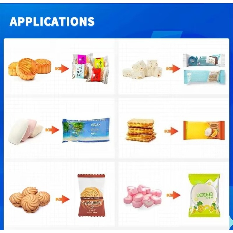 Automatic Pillow Type Packing  - Food Snacks Candy recension och pris
