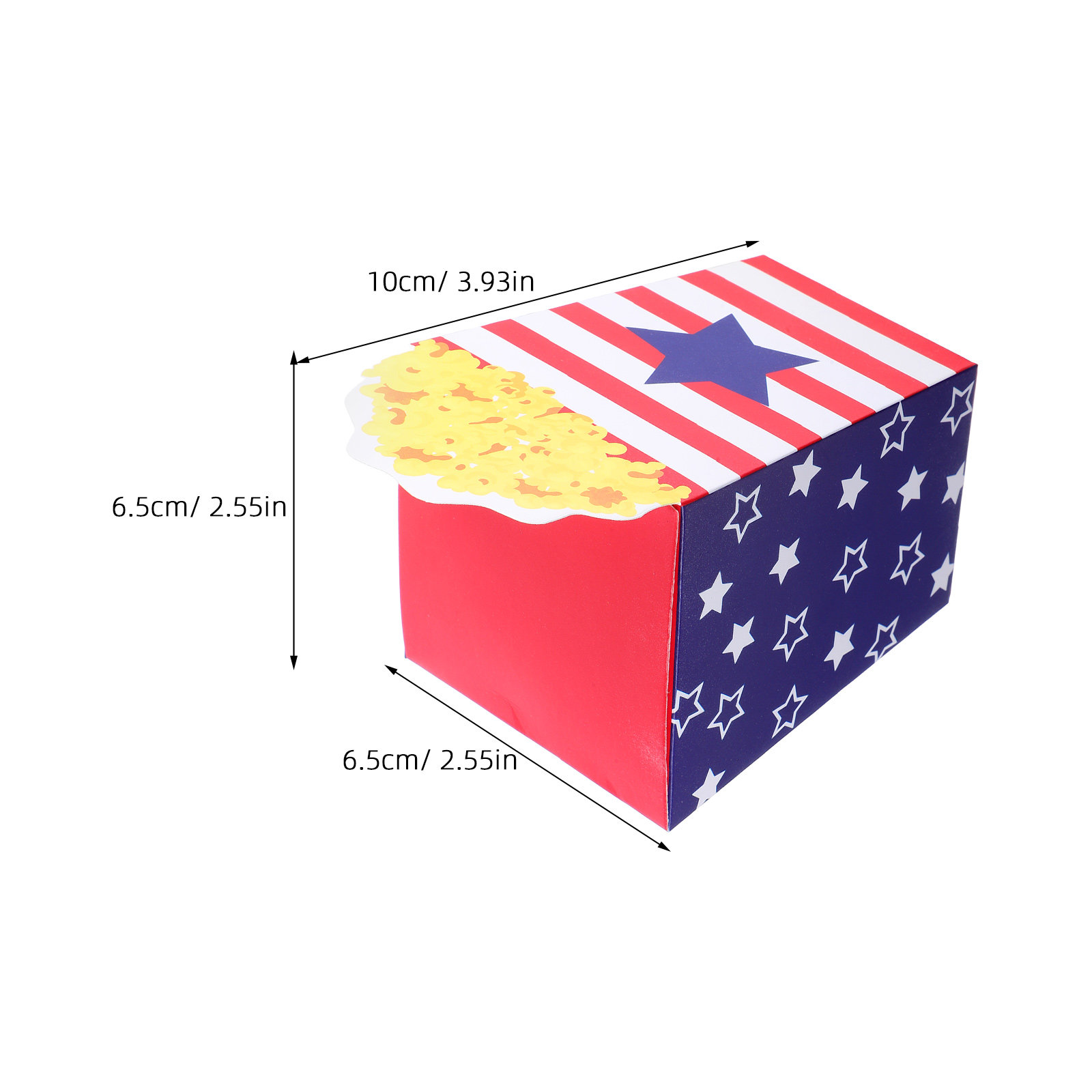 10Pcs Food Grade Popcorn Candy - Food Snacks Candy recension och pris