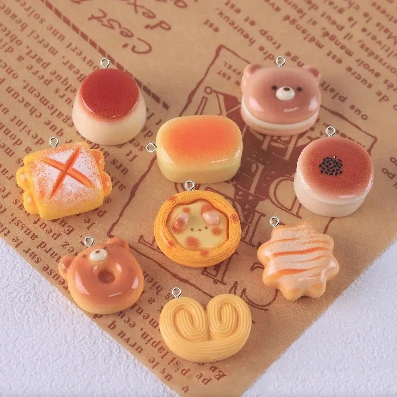 10Pcs Cute Bear Pudding Tart B - Food Snacks Party recension och pris