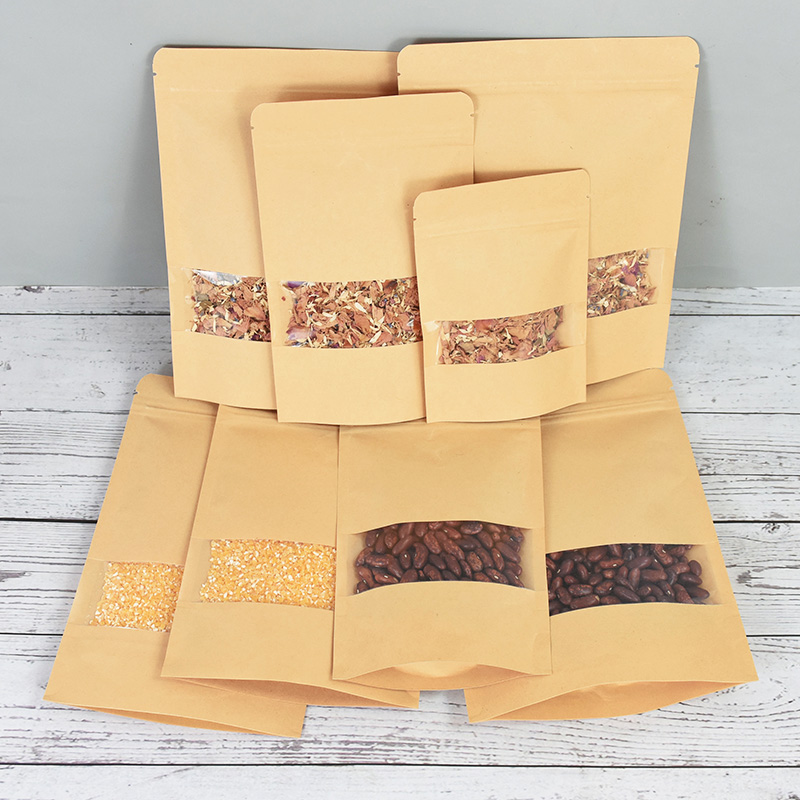 20/50pcs Kraft Paper Zip Lock  - Food Snacks For School recension och pris