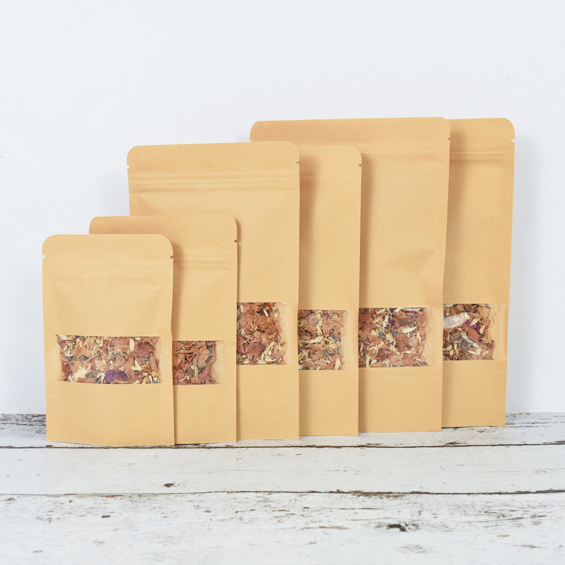 20/50pcs Kraft Paper Zip Lock  - Food Snacks For School recension och pris