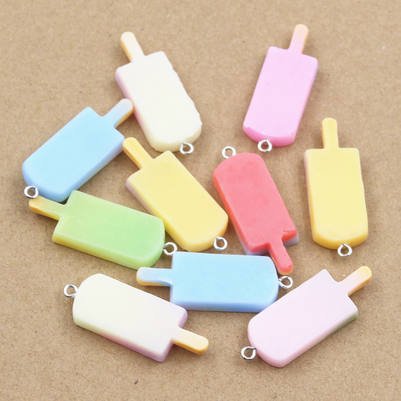 10pcs Charms Summer Ice Cream  - Food Snacks To Eat recension och pris