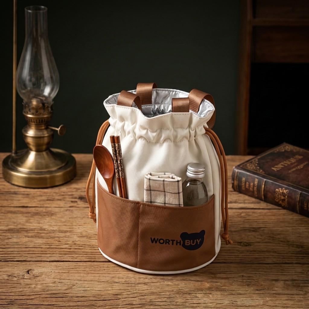 Portable Thermal Lunch Bag Dra - Food Snacks For School recension och pris