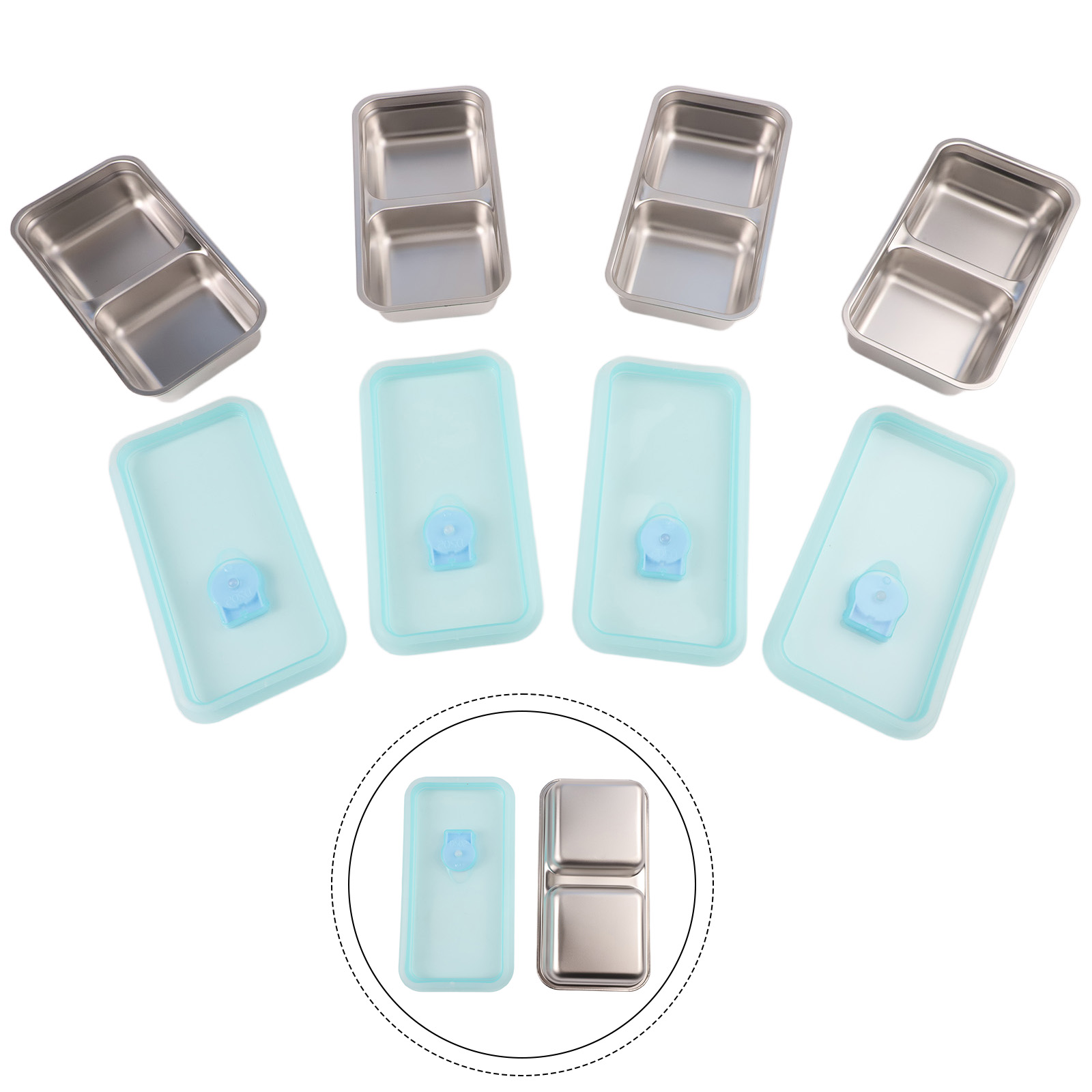4Pcs Stainless Steel Snack Con - Food Snacks For School recension och pris