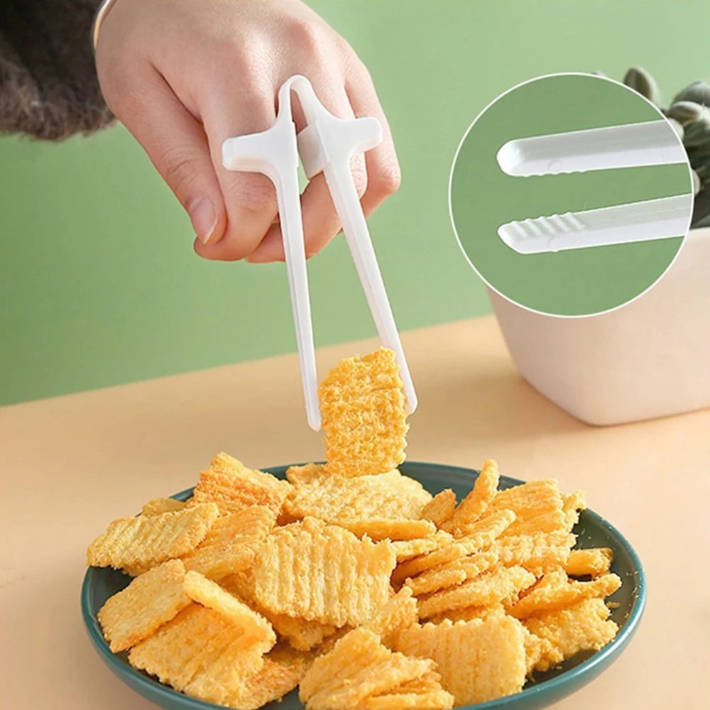 1PC Plastic Finger Snack Chops - Food Snacks To Eat recension och pris