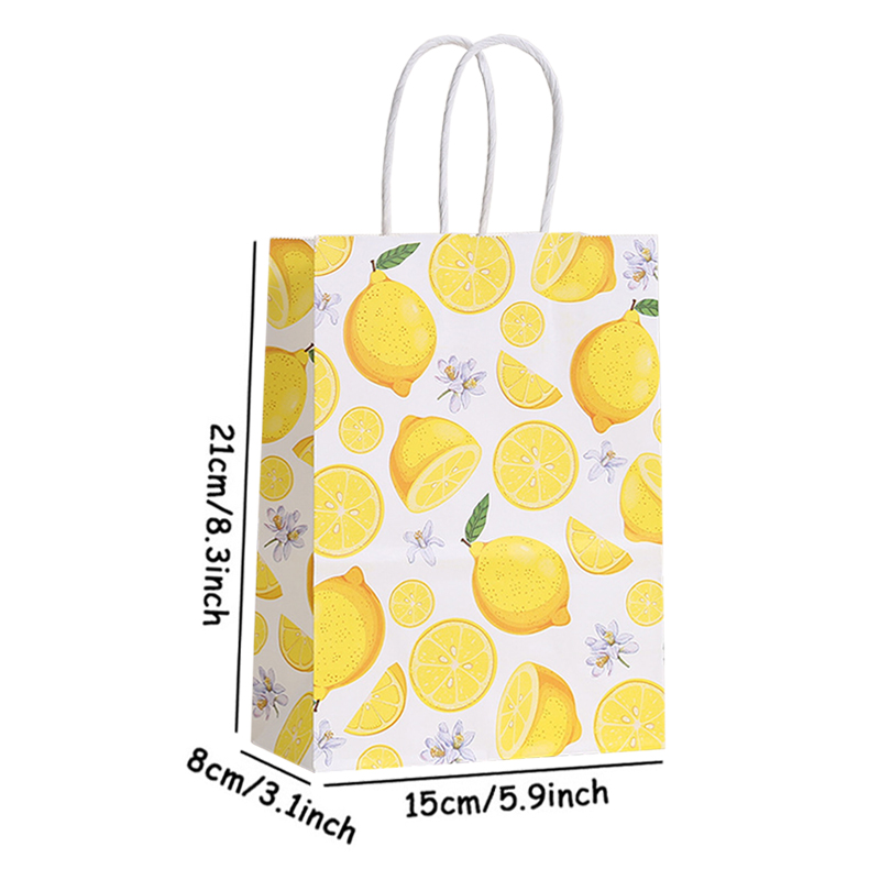 6pcs Tropical Summer Hello Lem - Food Snacks Party recension och pris